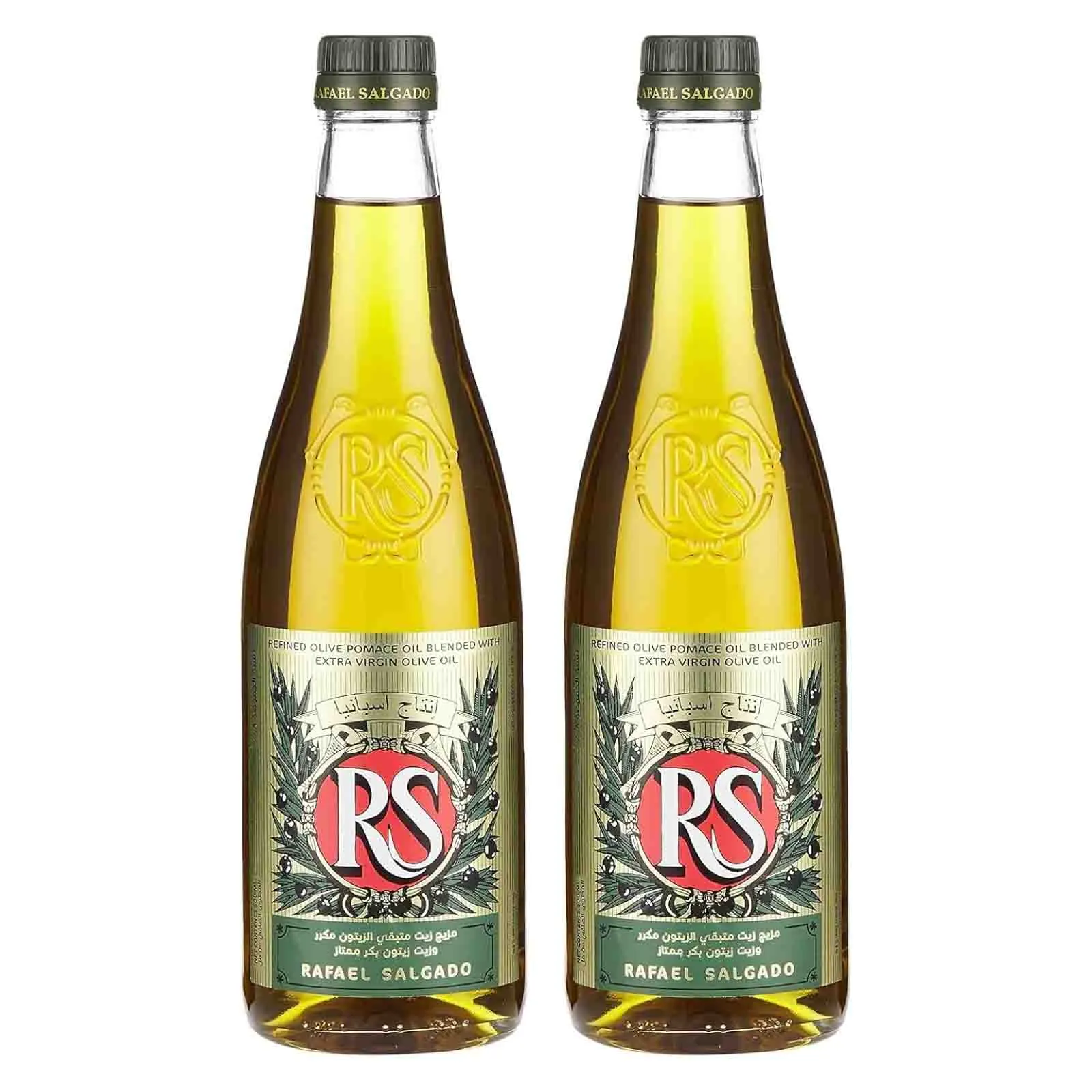 OIL OLIVE GLASS BOTTLE RS ( 2 X 500 ML )