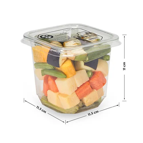  Fit Fresh Sambar Mix 400 g (Freshly-Prepared, Sanitized, Ready-To-Cook, No Preservatives, No Additives)