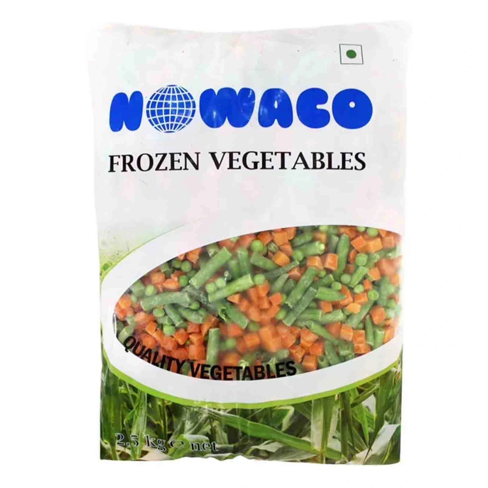 MIX VEGETABLES FROZEN 3-MIX NOWACO ( 2.5 KG )