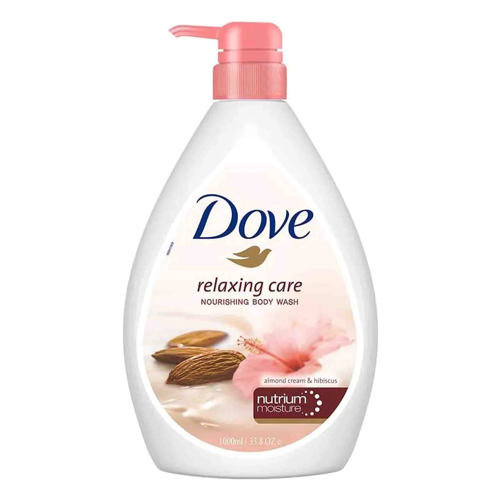 BODY WASH RELAXING CARE ALMOND CREAM & HIBISCUS DOVE ( 1000 ML )