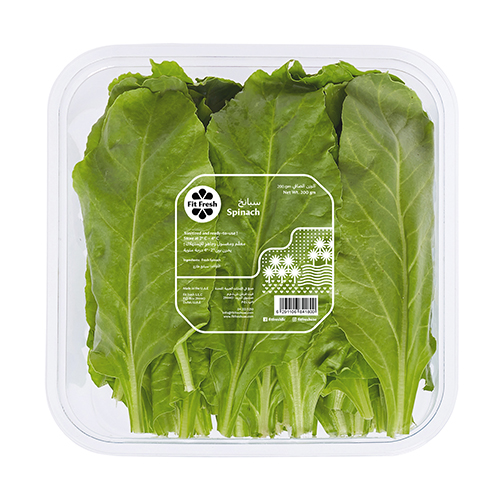  Fit Fresh Spinach 200 g (Freshly-Prepared, Sanitized, Ready-To-Cook, No Preservatives, No Additives)