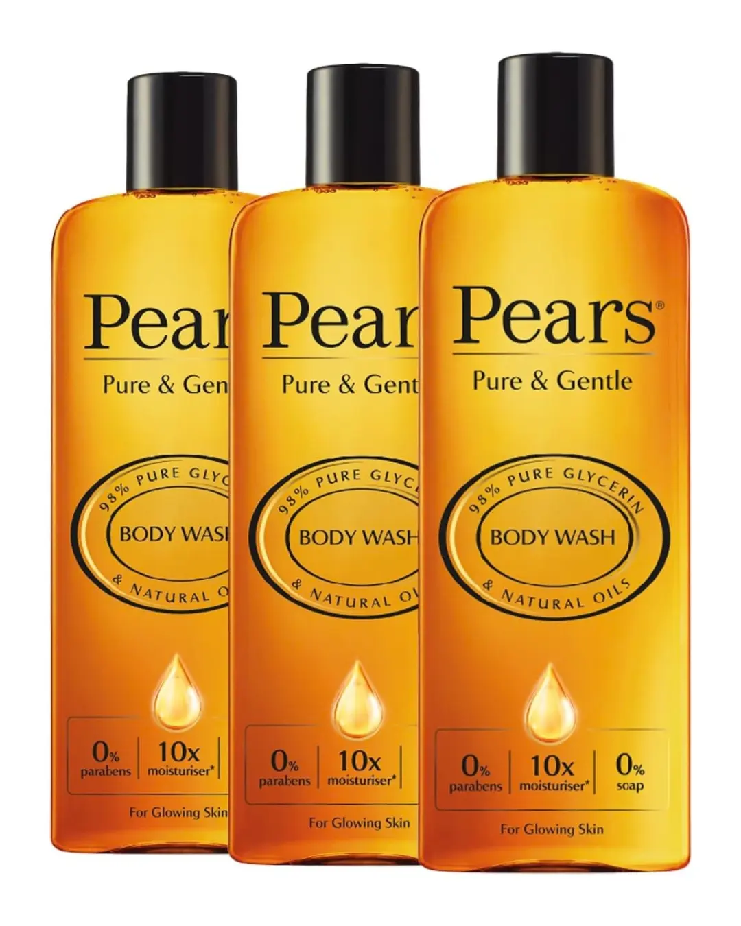 BODY WASH PURE AND GENTLE PEARS ( 3 X 250 ML )