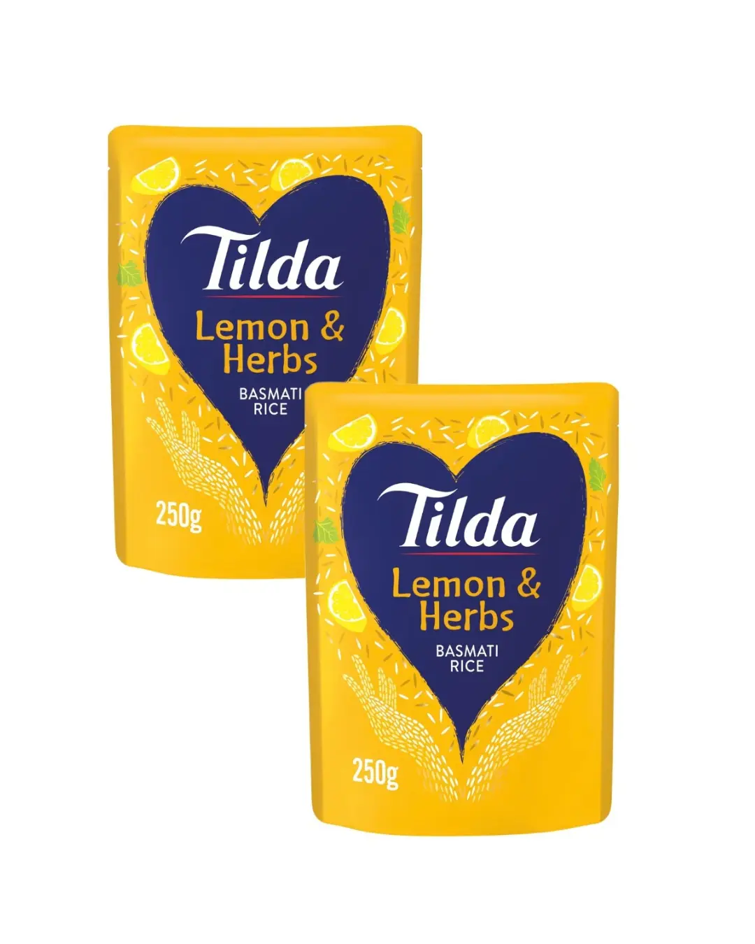  Tilda Basmati Rice Lemon & Herbs Microwave 2 x 250 g