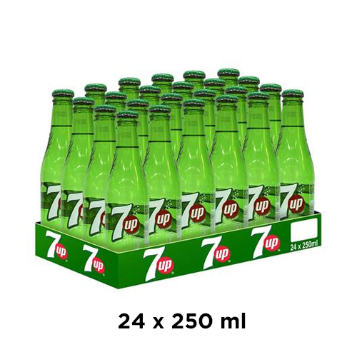 7 UP BOTTLE ( 24 X 250 ML )