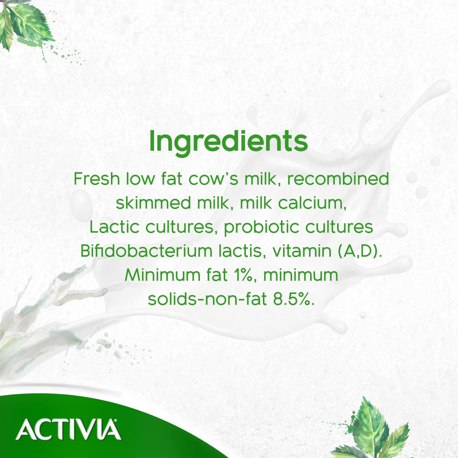  Activia Laban Low Fat - 180 ml