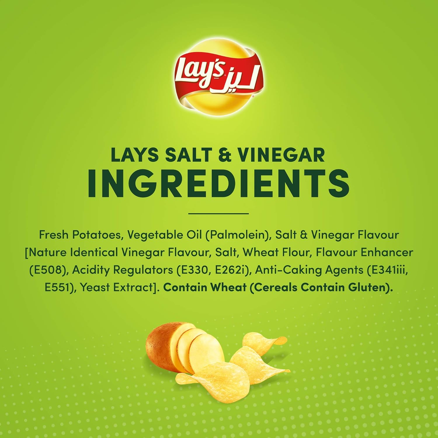  Lays Salt & Vinegar Potato Chips 21 grams x 12 pieces