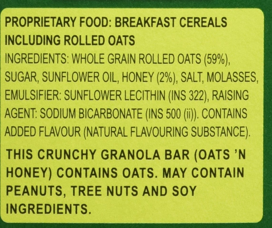  Nature Valley Crunchy Granola Bar Oat & Honey 252g