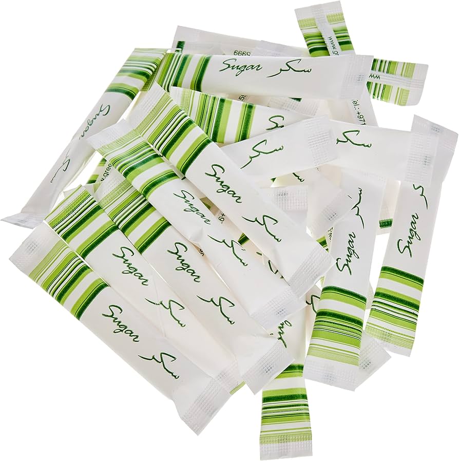 SUGAR WHITE STICKS GREEN VALLEY ( 100 X 5 GM )