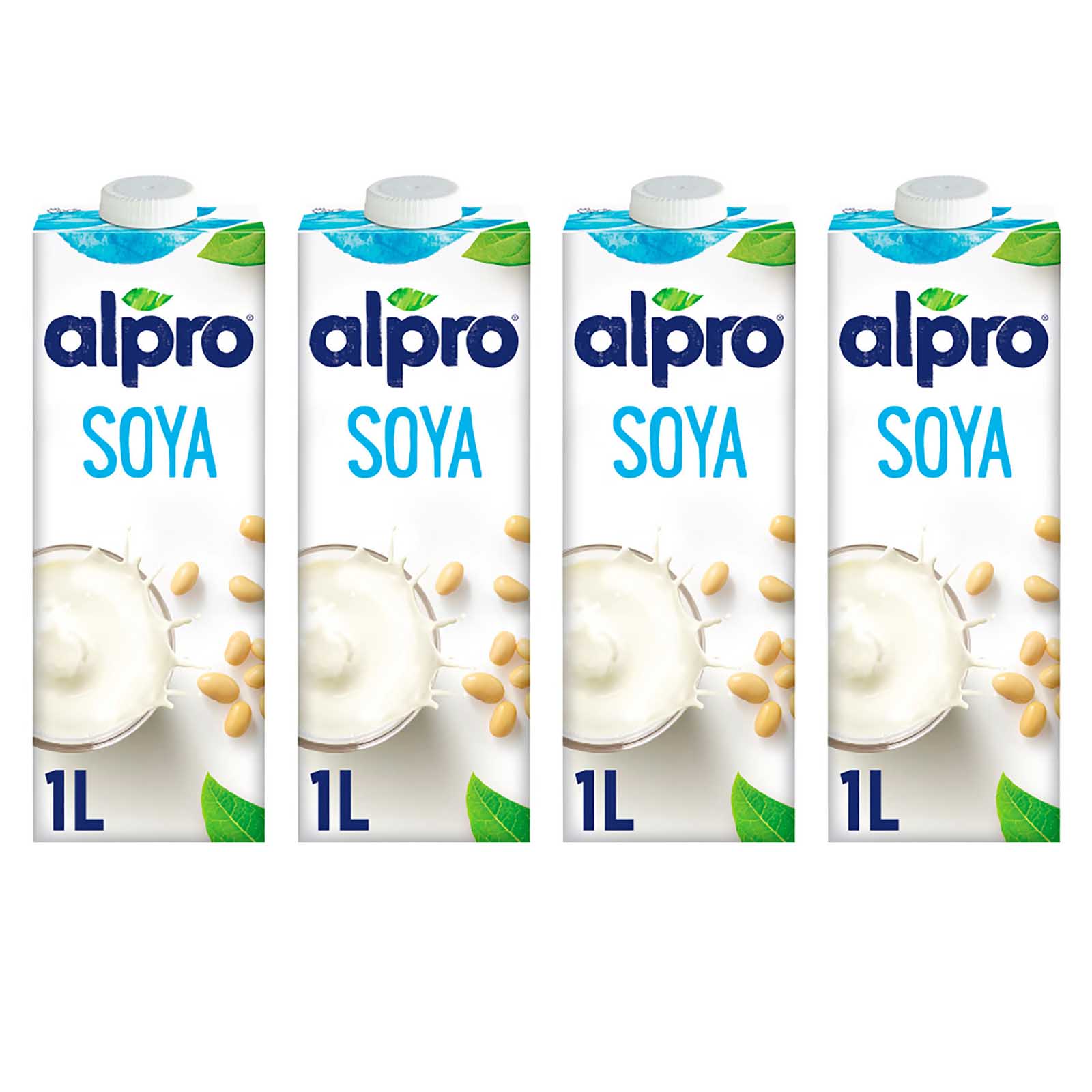 SOYA DRINK ORIGINAL ALPRO ( 4 X 1 LTR )