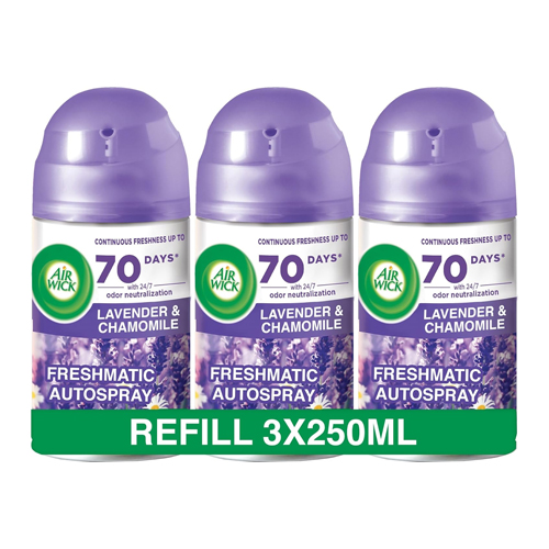 AIR FRESHNER REFILL LAVENDER & CAMOMILE AIR WICK ( 3 X 250 ML )