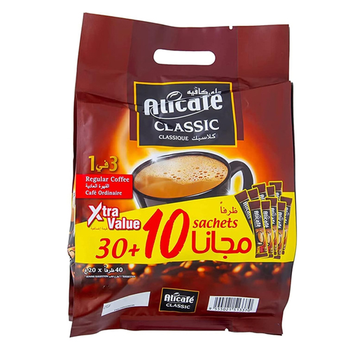  Ali Cafe 3 in 1 Classic Coffee 30+10 Pouch 20 g