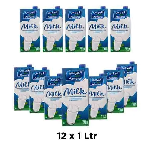 Al Marai UHT Full Fat Milk 12 x 1 L