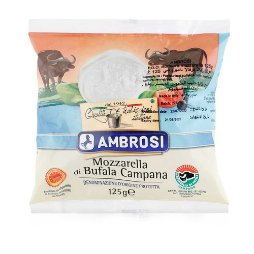 CHEESE MOZZARELLA BUFFALO AMBROSI ( 125 GM )