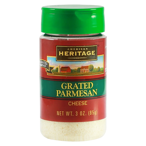 CHEESE PARMESAN PASTEURIZED AMERICAN HERITAGE ( 85 GM )