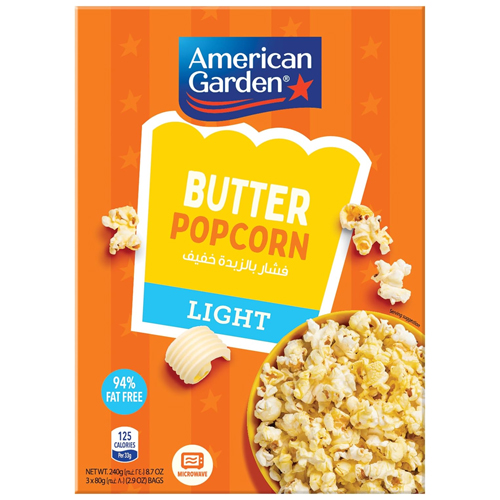  American Garden Lite Popcorn Butter 273 g