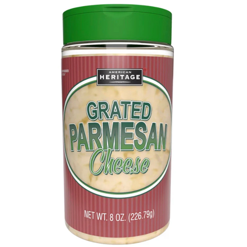  American Heritage Pasteurized Parmesan Cheese 227 g