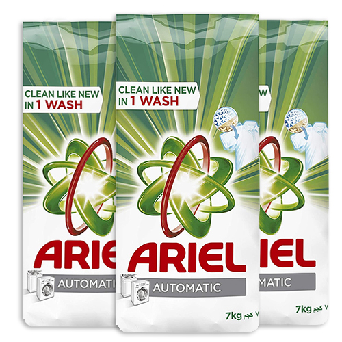 WASHING POWDER GREEN AUTOMATIC ARIEL ( 3 X 7 kg )