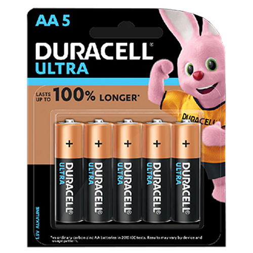BATTERY AA DURACELL ( 1 X 5 PC )