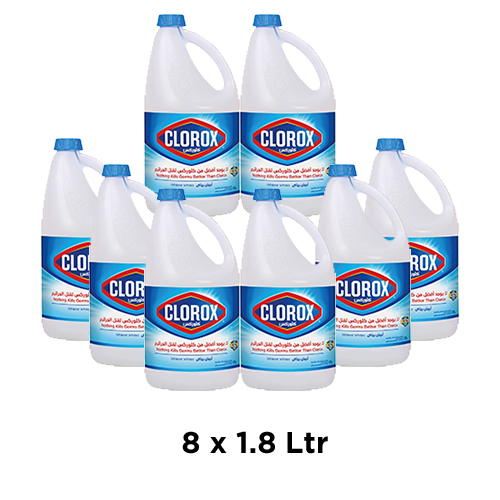  Clorox Original Bleach 8 x 1.89 L