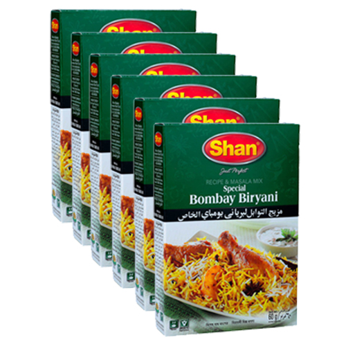  Shan Bombay Biriyani Masala 6 x 60 Gm