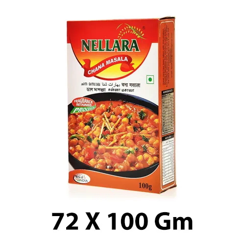 CHANA MASALA NELLARA ( 72 X 100 GM )