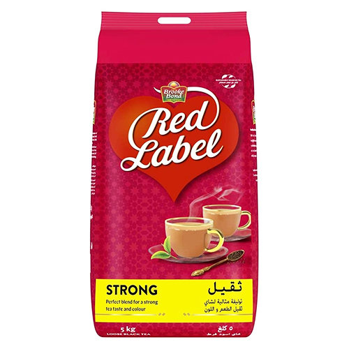 TEA BLACK LOOSE RED LABEL BROOKE BOND ( 5 KG )