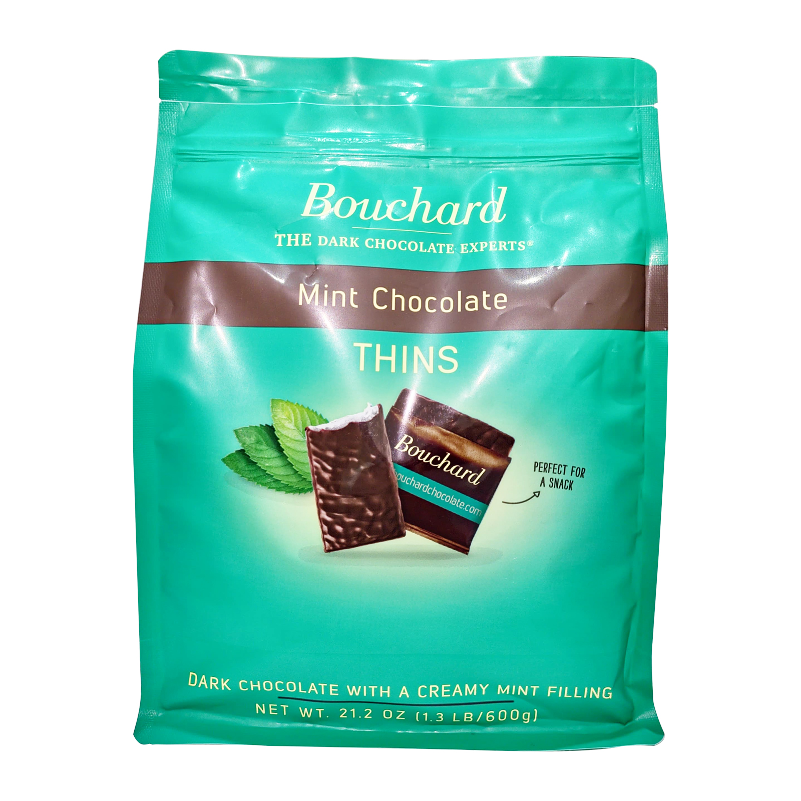 CHOCOLATE DARK WITH MINT THINS BOUCHARD ( 600 GM )