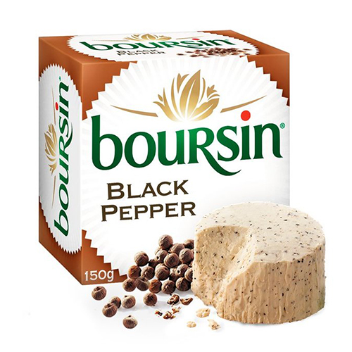  Boursin Soft Cheese With Pepper 150 g