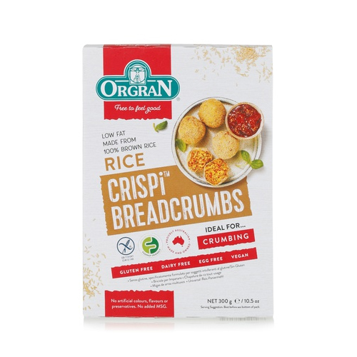  Orgran Rice Crispi  Breadcrumbs 300 g