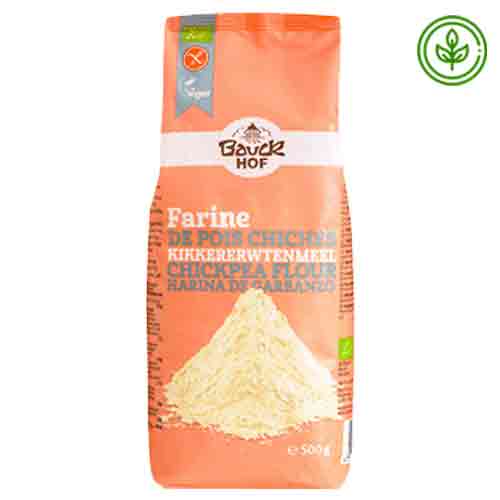 FLOUR CHICKPEA ORGANIC BUCK HOF ( 500 GM )