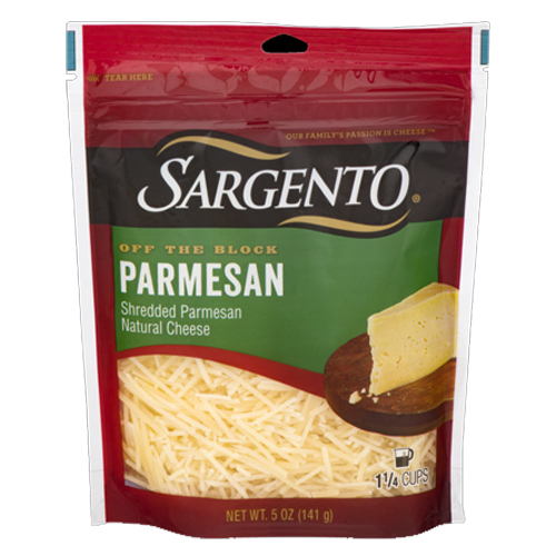 CHEESE PARMESAN SHREDDED SARGENTO ( 141 GM )