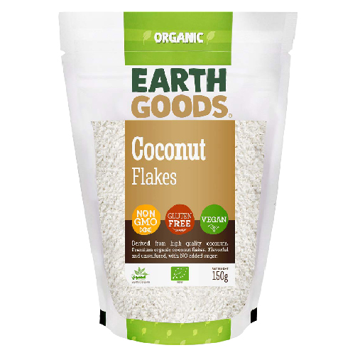 COCONUT FLAKES ORGANIC EARTH GOODS (150 GM)