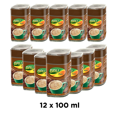 COFFEE PURE BRU ( 12 X 100 gm )