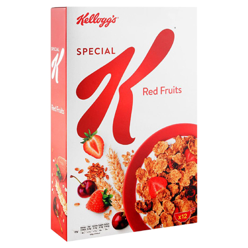 CORN FLAKES SPECIAL RED FRUITS KELLOGGS ( 375 GM )