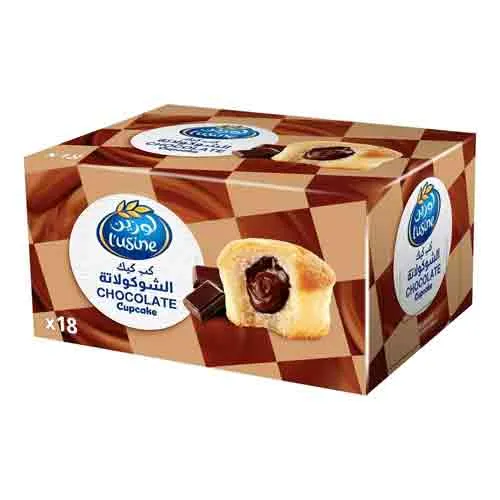 CUP CAKE CHOCOLATE LUSINE ( 18 X 30 gm )