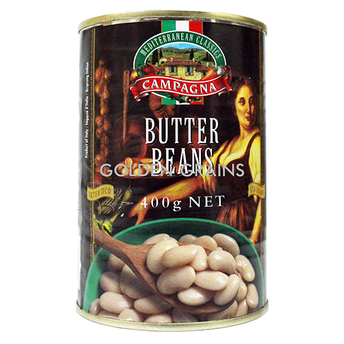 BUTTER BEANS CANNED CAMPAGNA ( 400 GM )