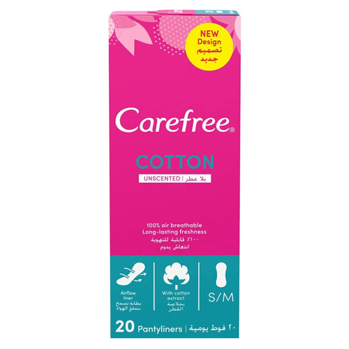PANTY LINER BREATHABLE CAREFREE ( 20 PCS )