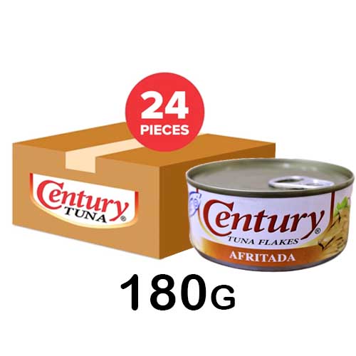  Century Afritada Tuna Flakes 24 x 180 g