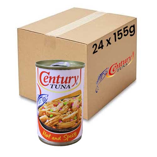  Century Hot & Spicy Tuna Flakes 24 x 155g