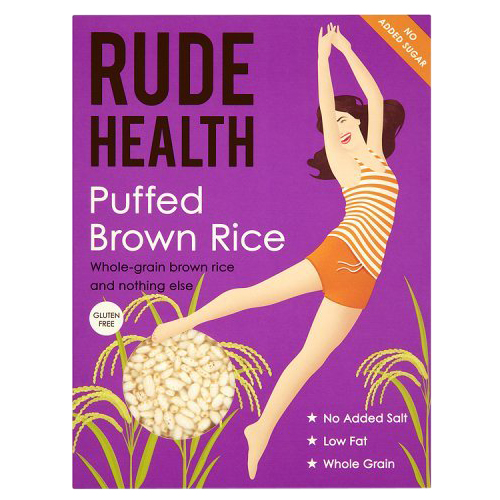CEREAL PUFFED BROWN RICE RUDE HEALTH ( 225 GM )