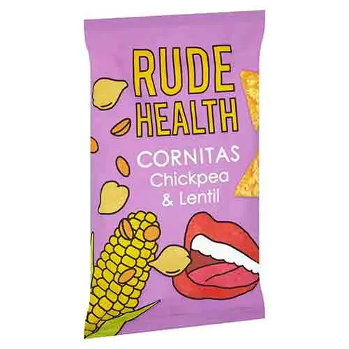  Rude Health Chickpea &lentil Cornitas Chips 90 g