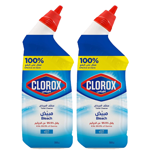 TOILET CLEANER BLEACH ORIGINAL CLOROX ( 2 X 709 ML )