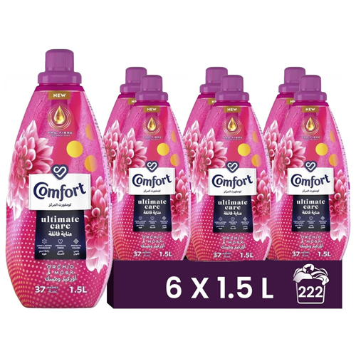 FABRIC SOFTENER CONCENT ULTI-CARE ORCHID-MUSK COMFORT ( 6 X 1500 ML )