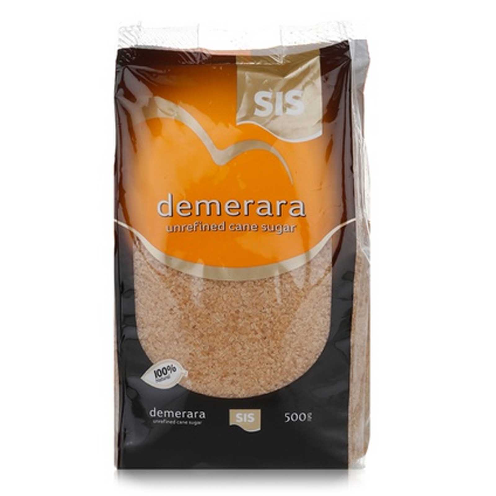 SUGAR DEMERARA UNREFINED CANE SIS ( 500 gm )