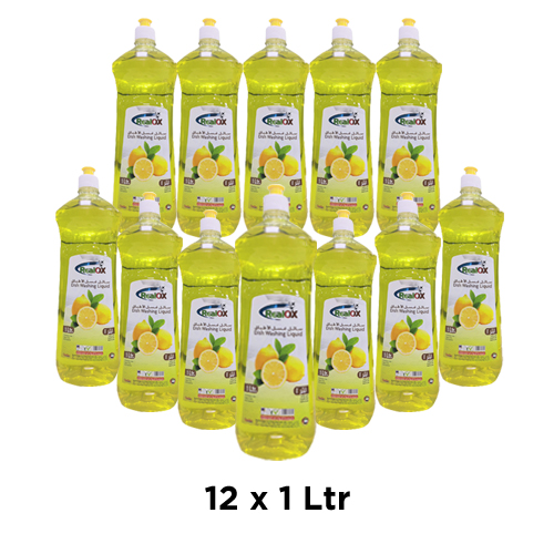 DISH WASHING LIQUID REAL PACK ( 12 X 1 LTR ) 