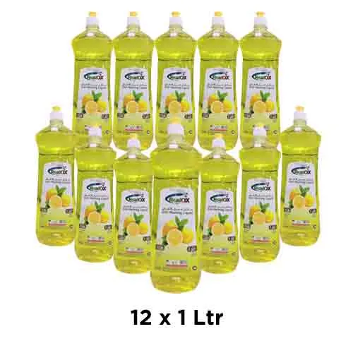 DISH WASHING LIQUID REAL PACK ( 12 X 1 LTR ) 