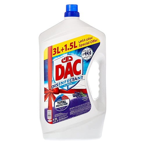 Dac Disinfectant Floor Cleaner Lavender 4.5 Ltr
