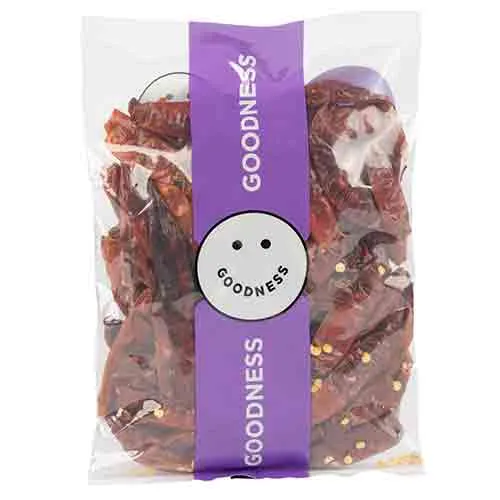 DRIED RED CHILLIES LONG GOODNESS ( 100 gm )