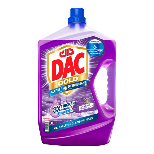  Dac Disinfectant Multi Purpose Cleaner Lavender Gold 3 L