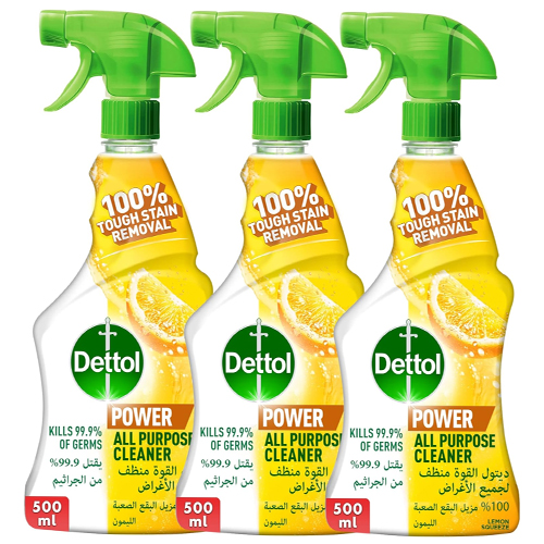 ALL PURPOSE POWER CLEANER DETTOL ( 3 X 500 ml )